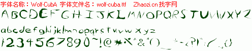查看字体及作者详细介绍