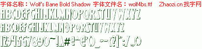 查看字体及作者详细介绍