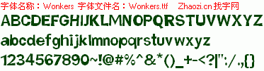 查看字体及作者详细介绍