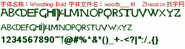 查看字体及作者详细介绍