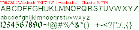 查看字体及作者详细介绍