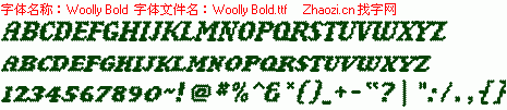 查看字体及作者详细介绍