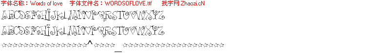 查看字体及作者详细介绍