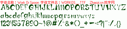 查看字体及作者详细介绍