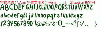 查看字体及作者详细介绍