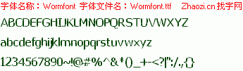 查看字体及作者详细介绍