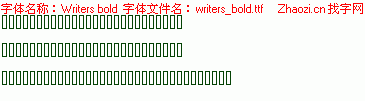 查看字体及作者详细介绍