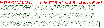 查看字体及作者详细介绍