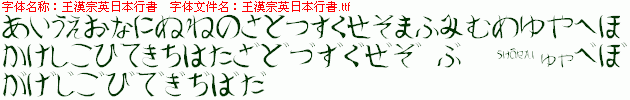 查看字体及作者详细介绍