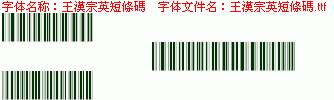 王汉宗英短条码