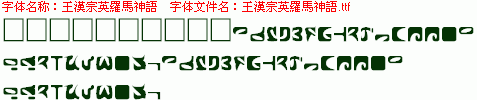 查看字体及作者详细介绍