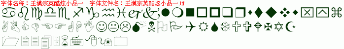 查看字体及作者详细介绍