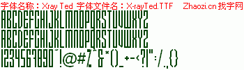 查看字体及作者详细介绍