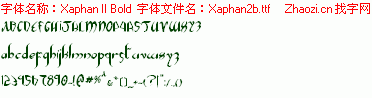 查看字体及作者详细介绍