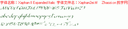 查看字体及作者详细介绍