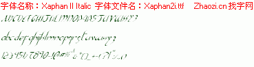 查看字体及作者详细介绍