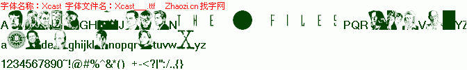 查看字体及作者详细介绍