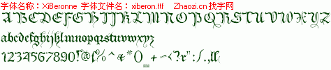 查看字体及作者详细介绍