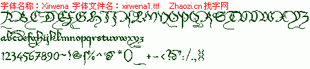 查看字体及作者详细介绍