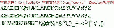 查看字体及作者详细介绍