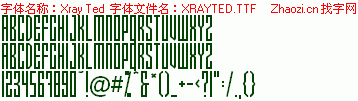 查看字体及作者详细介绍