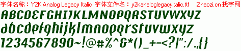 查看字体及作者详细介绍