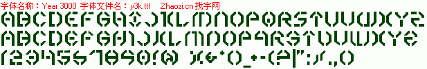 查看字体及作者详细介绍