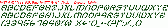 查看字体及作者详细介绍