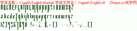 查看字体及作者详细介绍