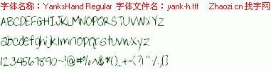 查看字体及作者详细介绍