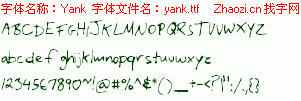 查看字体及作者详细介绍