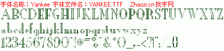 查看字体及作者详细介绍