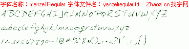 查看字体及作者详细介绍