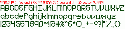 查看字体及作者详细介绍