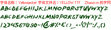 查看字体及作者详细介绍