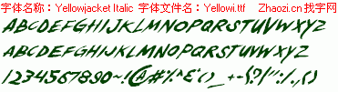 查看字体及作者详细介绍