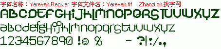 查看字体及作者详细介绍