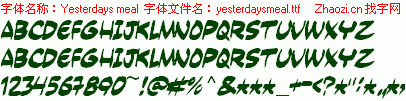 查看字体及作者详细介绍