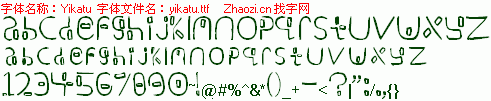 查看字体及作者详细介绍