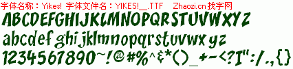 查看字体及作者详细介绍