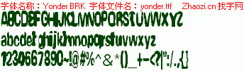 查看字体及作者详细介绍