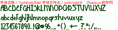 查看字体及作者详细介绍