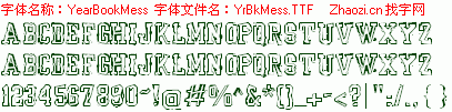 查看字体及作者详细介绍