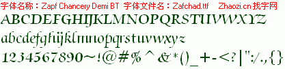 查看字体及作者详细介绍