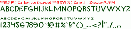 查看字体及作者详细介绍