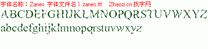 查看字体及作者详细介绍