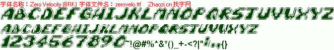 查看字体及作者详细介绍