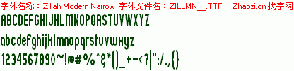 查看字体及作者详细介绍