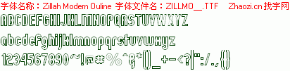 查看字体及作者详细介绍