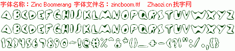 查看字体及作者详细介绍